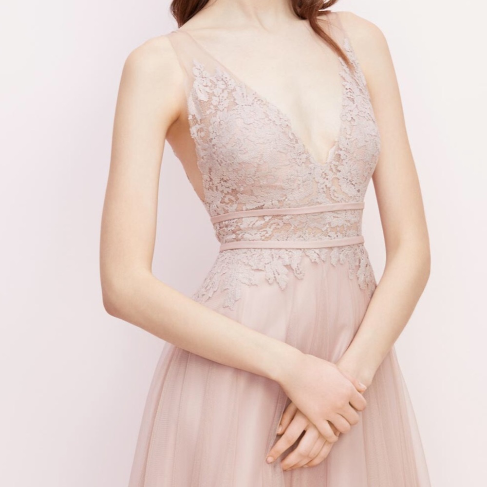 WATTERS Bridesmaid Brielle dress in blush